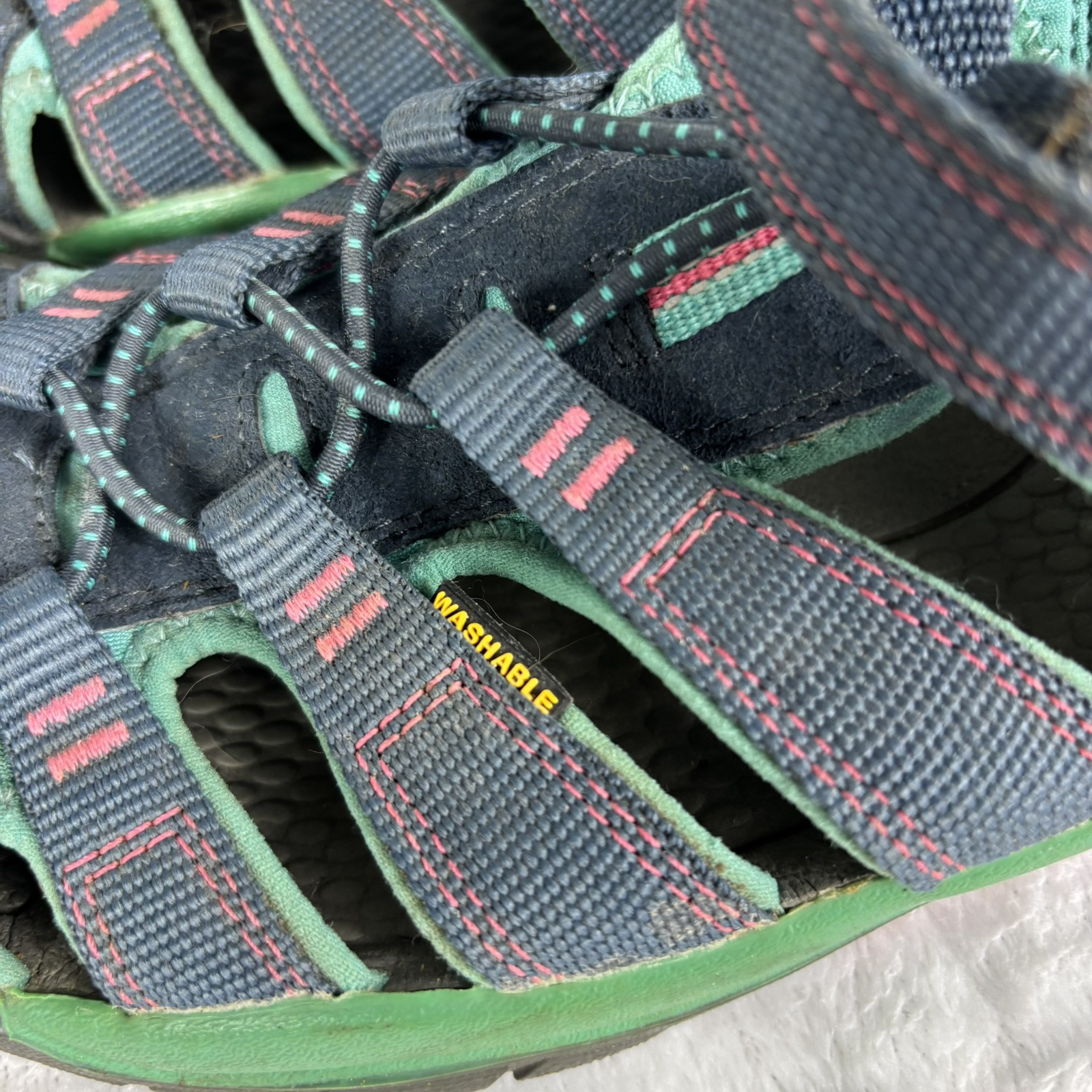 Sandali Keen ragazzo uomo taglia 5 blu lavabili da trekking outdoor