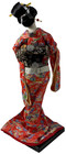 OBO💫🎌🌸 Large 15.5" JAPANESE GEISHA DOLL RED KIMONO DISPLAY FIGURE ON STAND🌸 — photo 6