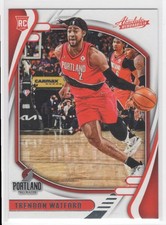 #206 Trendon Watford 2021-22 Chronicles Absolute RC Portland Trail Blazers