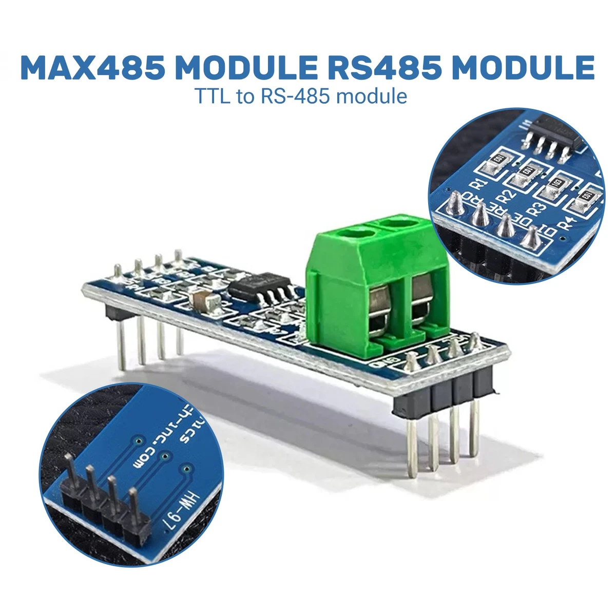 Convertidor 5V MAX485 RS-485 - Conversión TTL, Industrial y Hágalo Usted Mismo Doble Uso