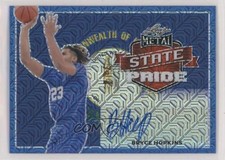 2021-22 Leaf Metal State Pride Blue Mojo 14/20 Bryce Hopkins #SP-BH1 Auto 0ry1