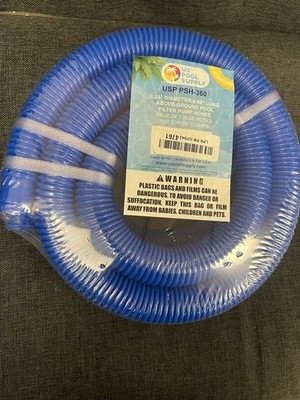 3 Pack of Blue Above Ground Pool Hose Replacement 1.25'' Diameter x 59'' Long