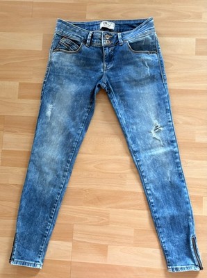 LTB Jeans Used-Look Röhre mit Reißverschluss