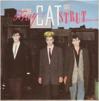 Stray Cats   Stray Cat Strut - 7'' Vinyl 1981 SCAT3 - ABOP - NM/NM