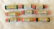 Kreinik Needlepoint Metallic Threads Lot of 9 Balger Blending Filament Metallics