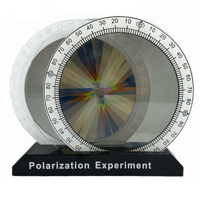 Hands-on Learning Optischer Polarisator Farbpolarisator Schwarz-Weiß Design