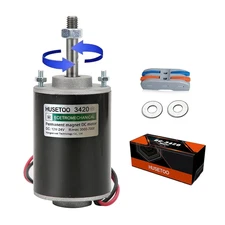 High Torque DC Motor 12V/24V, DIY Project Quiet Motor Permanent Magnet Motor wit