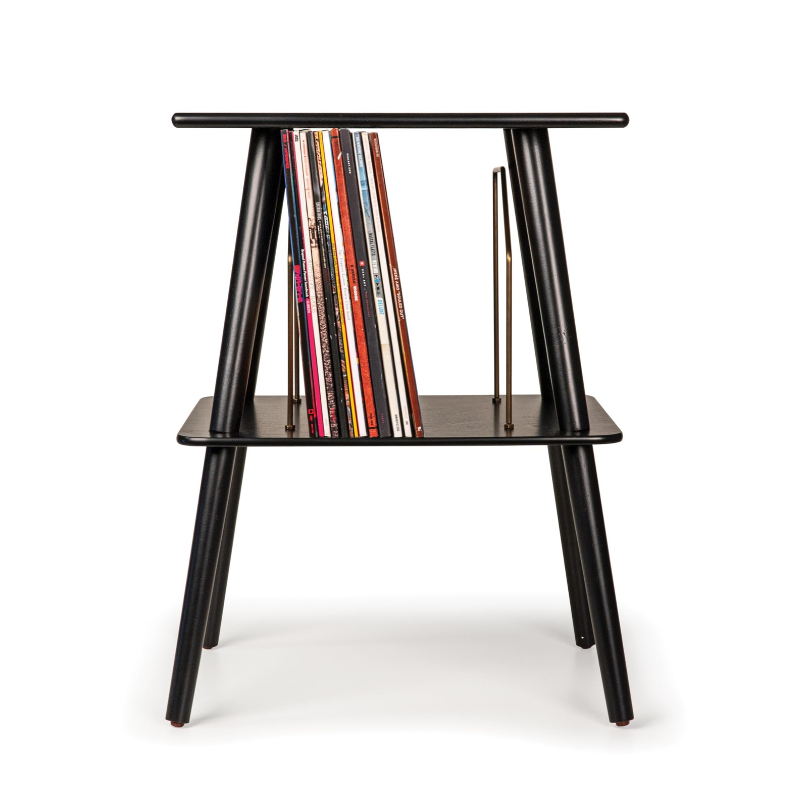 Modern Manchester Record Player Stand with Vinyl Storage – Sleek Media Console for Your Home