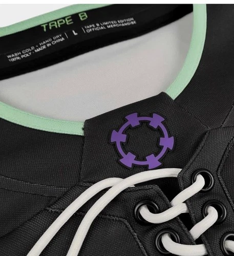 Tape B Limited Edition Official Merchandise Jersey with purple cassette tape gra image 4