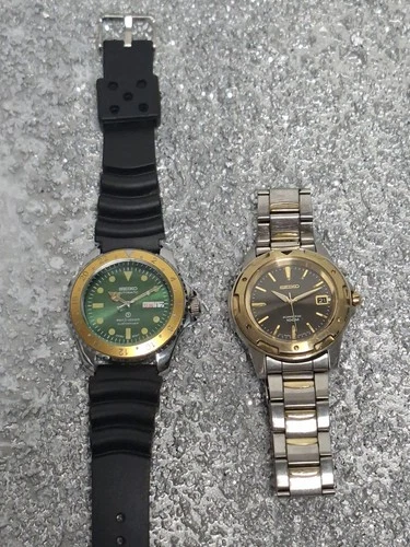 Vintage SEIKO Automatic Diver + SEIKO Kinetic Automatic