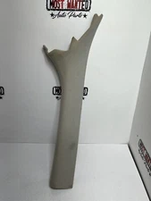 07-15 Jaguar X150 XKR XK Front Right Side A Pillar Trim Panel Suede Beige OEM