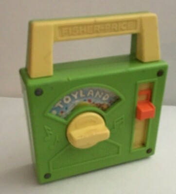 Vintage Fisher Price Toyland Music Walt Disney Music Co Toy Radio | eBay