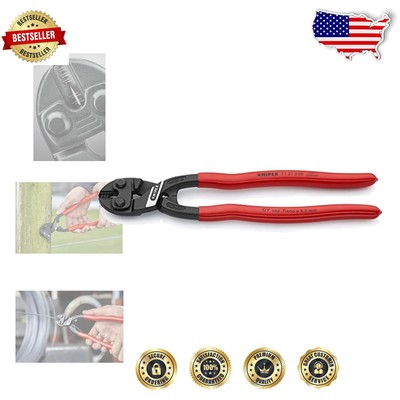 Multi-Functional 10-Inch Bolt Cutter - Compact Design for Home & Service Use