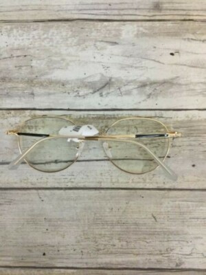 Nordstrom BP. 50mm Round Blue Light Filtering Glasses - Gold - NEW