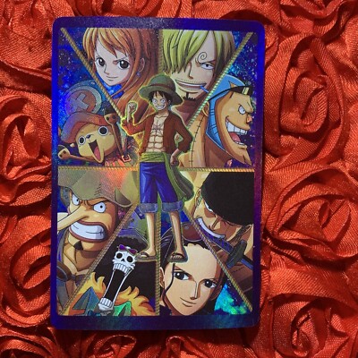 Monkey D Luffy & NAMI NICO ONE PIECE Teams Anime Waifu ACG Girl Holo Card