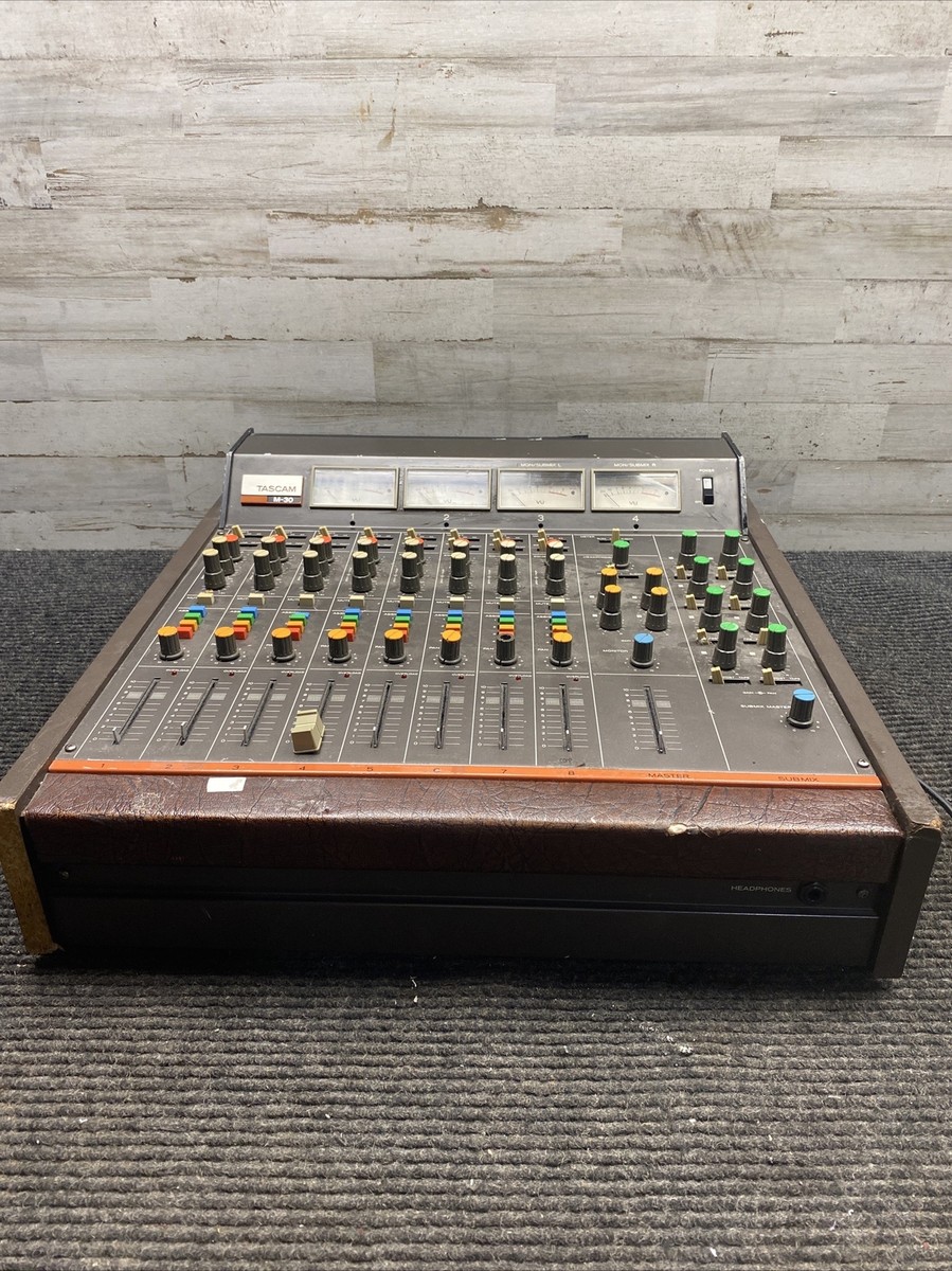 TASCAM M-30 Analog Mixer | 8 Channels | Vintage | 8-23 Channels TASCAM M-30 Analog Mixer | 8 Channels | Vintage | 8-23 Channels