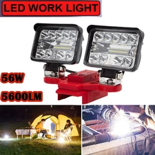 5600LM Cordless LED Work Light For Craftsman 20V Battery Powered With USB Port