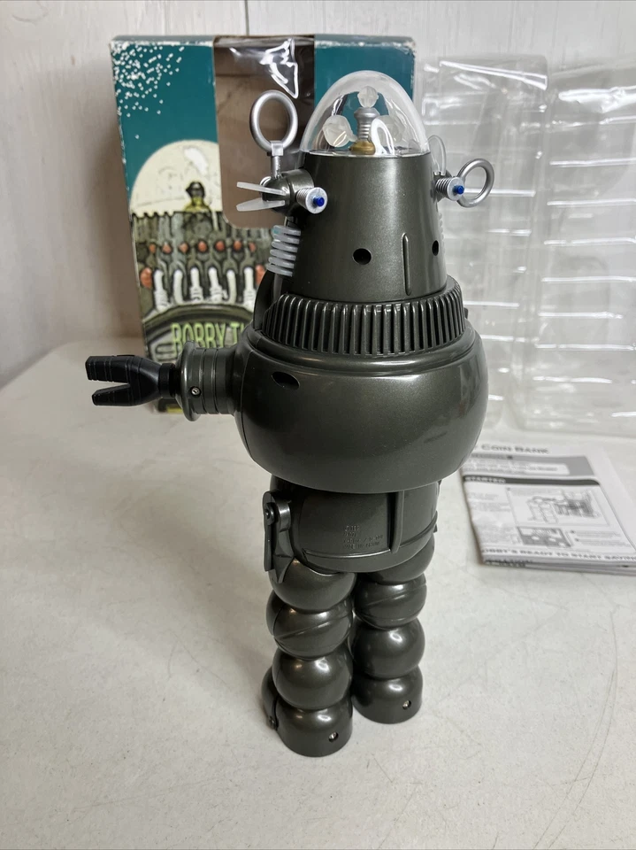FORBIDDEN PLANET Robby the Robot Banco/Reloj - D-Toy (2008) X-Plus Japón FUNCIONA Foto 4 de 4