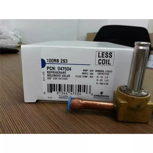 1pcs Emerson 100RB2S3 Refrigerant Solenoid Valve