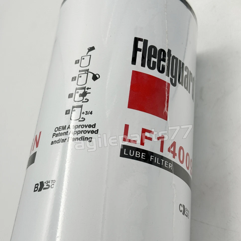 Filtro de aceite Fleetguard LF14009NN NanoNet actualización Cummins LF9009 envío gratuito 6 unidades Foto 3 de 4