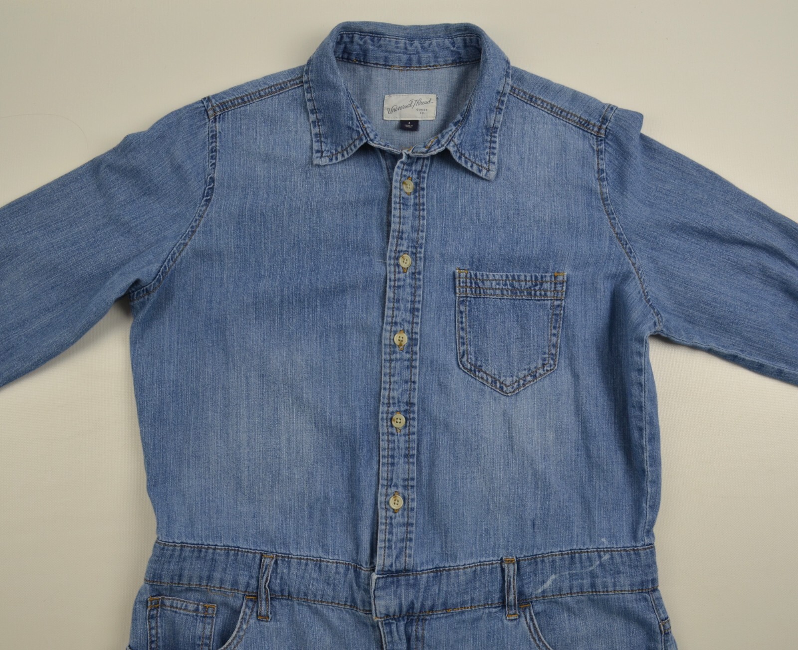 Universal Thread Lightweight Denim Long Sleeve Ro… - image 8