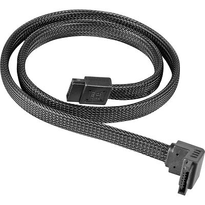 SilverStone CP08 90° SATA-III, Kabel, schwarz