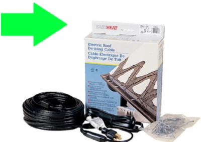 Easy Heat Roof Gutter DE-ICING Ice Snow Melter Cable Tape PICK SIZE 20ft - 200ft