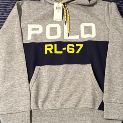 Polo Ralph Lauren RL-67 Colorblock Grey Sweatshirt Sportsman