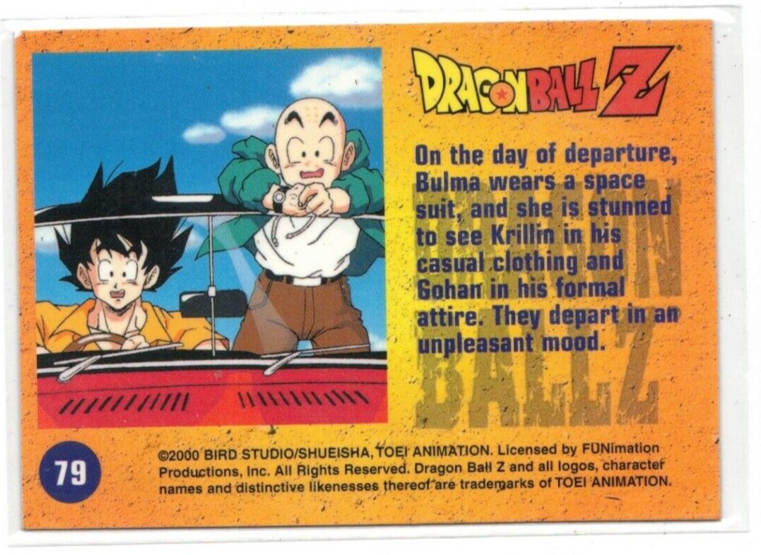 2000 funimation bird studio dragonball z trading card #79 | eBay