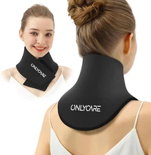 Neck Ice Pack Wrap Gel - Upgraded Ice Packs for Neck Reusable, Hot and Cold Comp