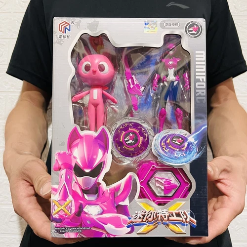 A+BOX MiniForce Gyro Squad 娃娃玩具 Volt Max Lucy Spinning Battle 儿童玩具- - Picture 16 of 28