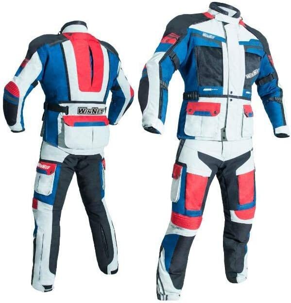 Traje Completo Cordura Chaqueta Y Pantalones Moto Turismo Con Protector Colores