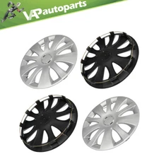 Set of 4 16" Wheel Skins Rim Covers Hub Caps Snap On For R16 Tires Rim Silver