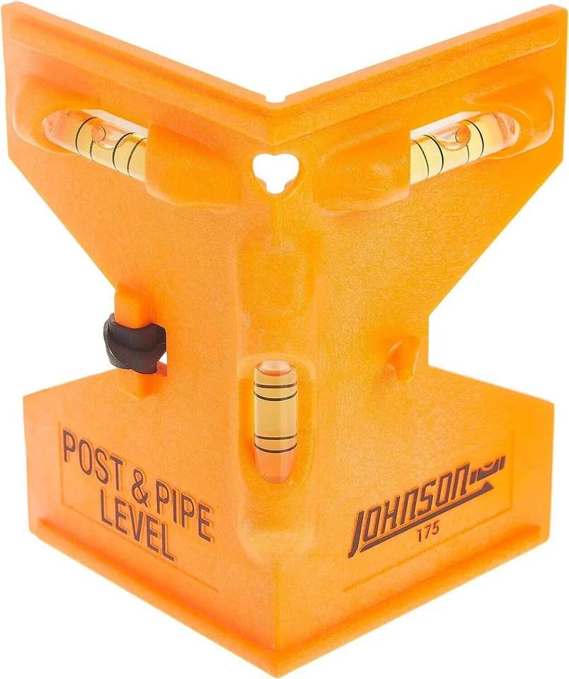 Johnson Post & Pipe Level, Size: 4" x 5" x 9", Model: 175-O, Orange - 120 qty - Image 2 of 4