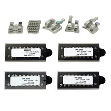 Staffe ortodontiche dentali supporto in metallo MIM MINI Roth MBT 022 018 345 con ganci
