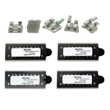 Dental Orthodontic Brackets Metal Brace MIM MINI Roth MBT 022 018 345 With Hooks