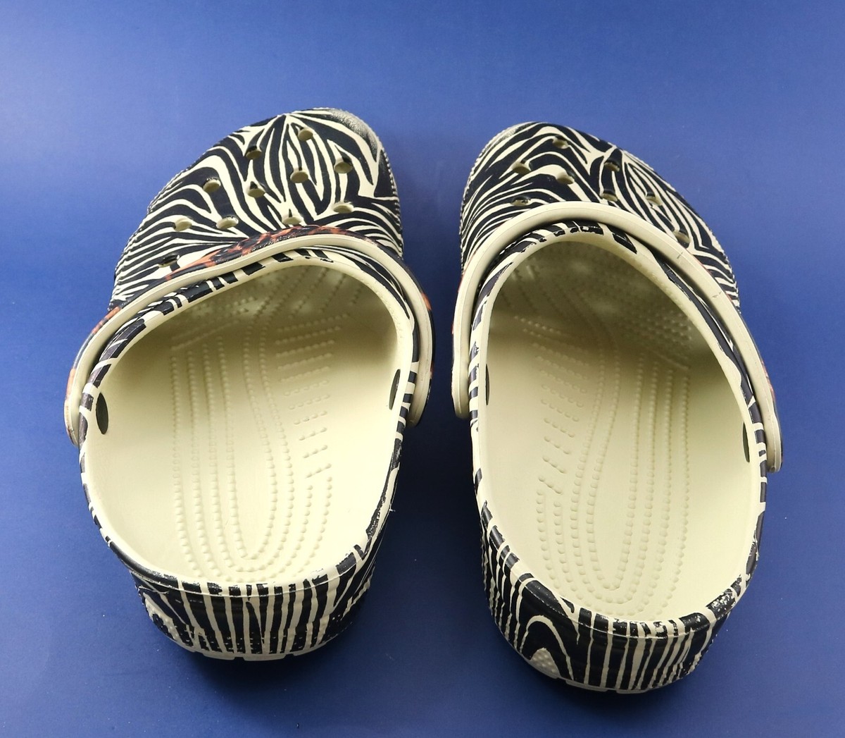 CROCS Classic Animal Remix Clog Size M9/W11 Zebra Leopard Print