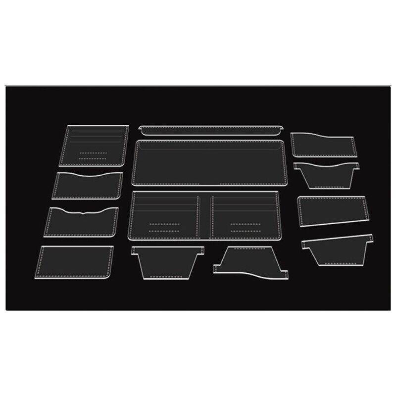 DIYGeldböRsenLederschablone, Papierschablonen, Handarbeits