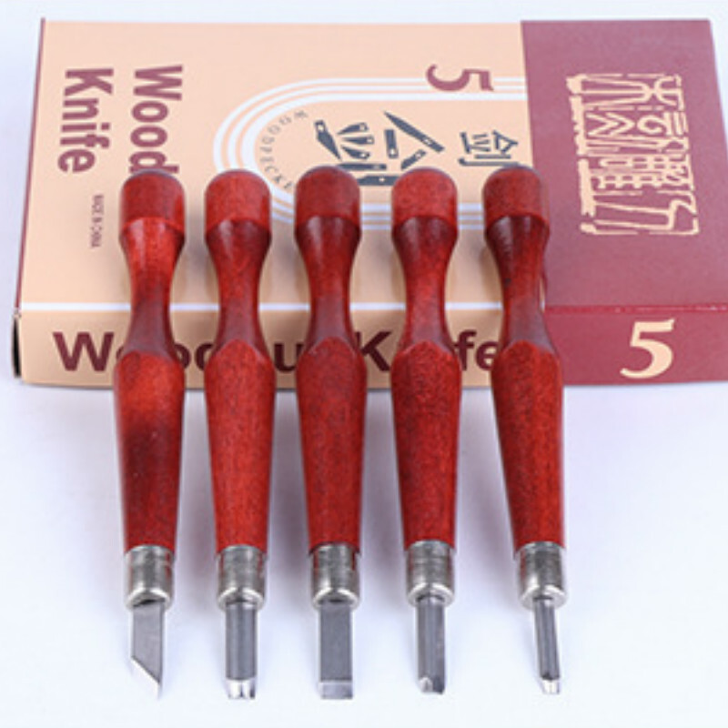 Birch Wood Carving Chisels Knife Kit Woodcut Working Engraving Hand ...