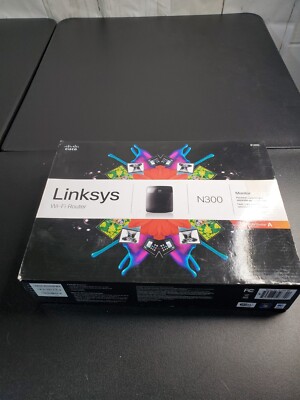 Cisco Linksys E1200 Wi-Fi Router  N300 Capacity Group A With 4 Ethernet Ports