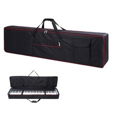 88 Key Keyboard Case Carrying Piano Cover, Gig Bag with 2-Pocket Keyboard Bag...