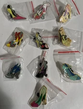 Disney PRINCESS SHOE Pins lot of 10