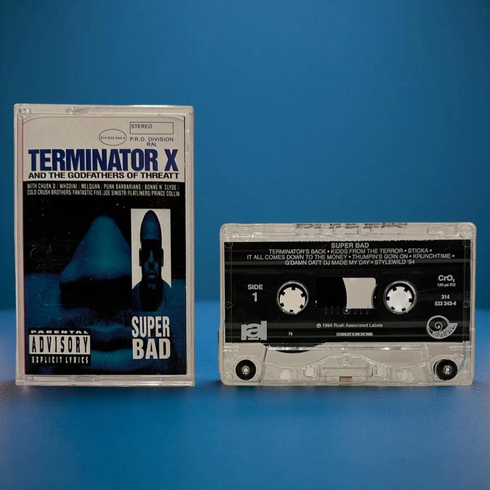•TERMINATOR X AND THE GODFATHERS OF THREATT ~ SUPER BAD• ~1994 OG PRESSING~ (CAS - Image 2 of 4
