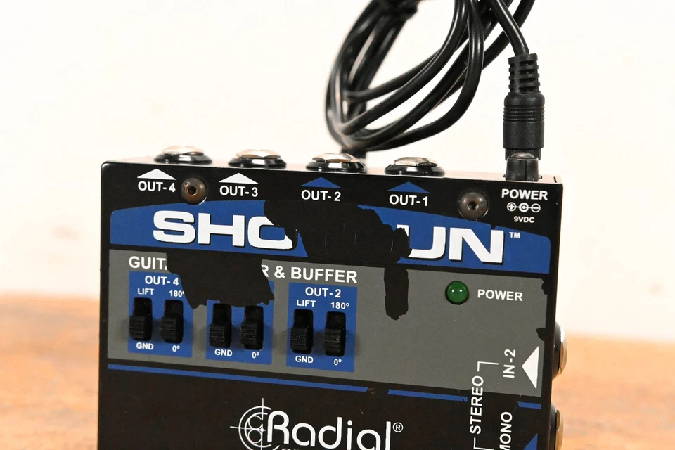 Controlador amplificador de guitarra de 4 canales Radial Engineering SHOTGUN CG01RLH Foto 4 de 4