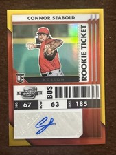 2022 Panini Chronicles - Contenders Optic Connor Seabold Auto #29 Gold /10