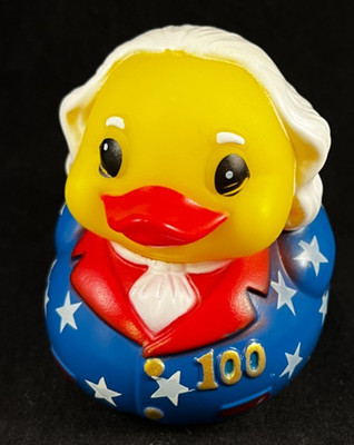 Animolds Duck - Hundred Bucks Duck in Color - #ARDK100-USA - Approx 3'' High