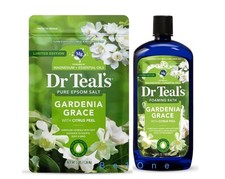 Dr Teal's LIMITED EDITION Gardenia Grace Epsom Salt Soak  Foaming Bath