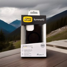 OtterBox Symmetry Series Clear Case for MagSafe for Apple iPhone 17 - Black Mist