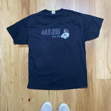 Vintage Big Dogs Santa Barbara “Bad Dogs” Men’S = Graphic T-Shirt Size L