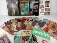 Vintage 1960's 1970's Crafting Book lot Macrame (x18)